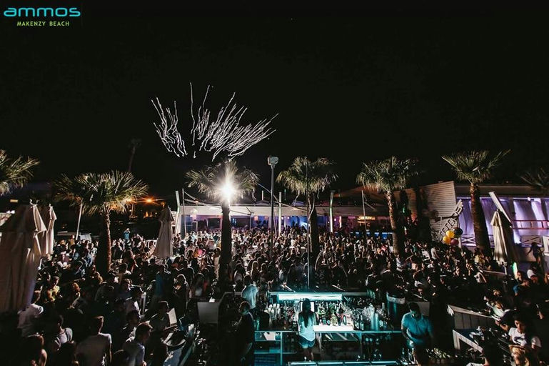 Ammos Beach Bar, a beach club in Larnaca, Cyprus