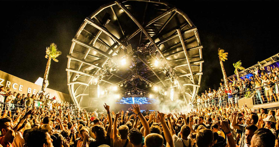 Aquarius Club, a beach club in Pag, Croatia