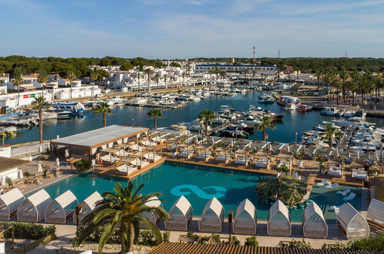 Arena Beach, a beach club in Menorca, Spain