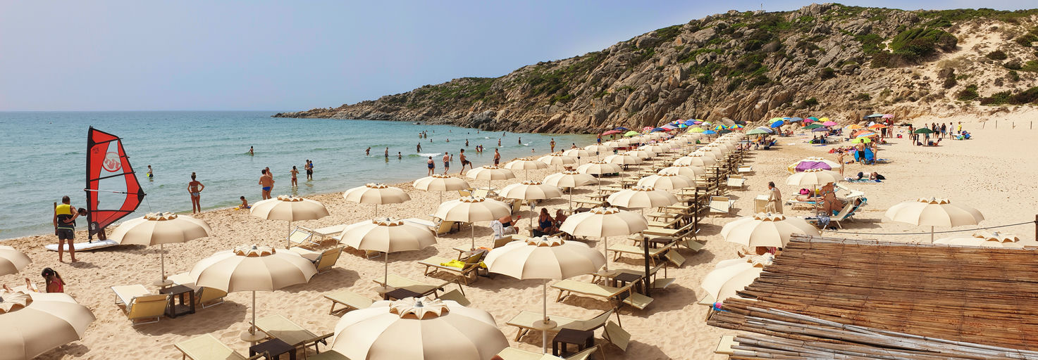 Arveskida Beach Club, a beach club in Sardinia, Italy