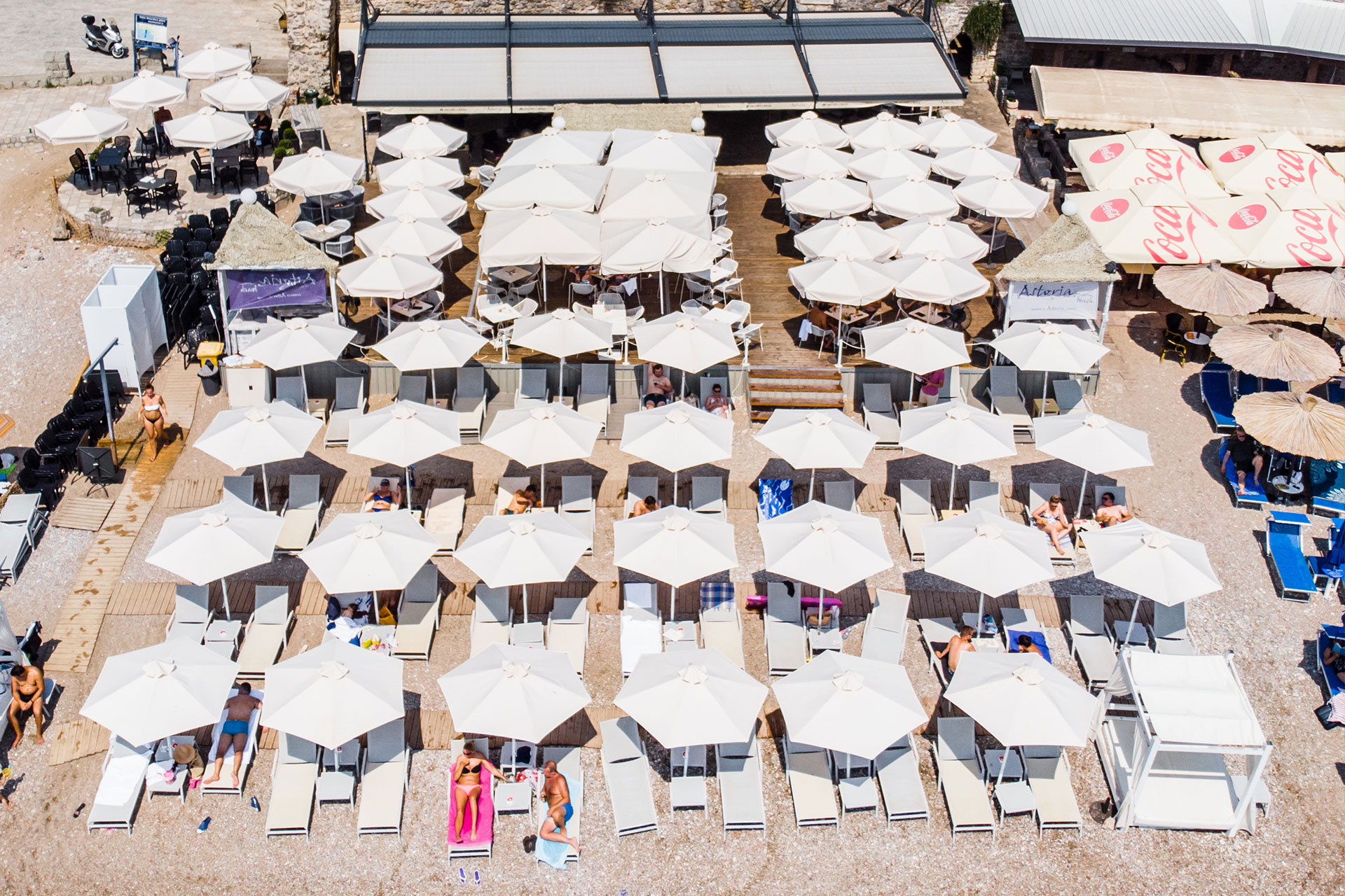 Astoria Beach Club, a beach club in Budva, Montenegro — photo 2
