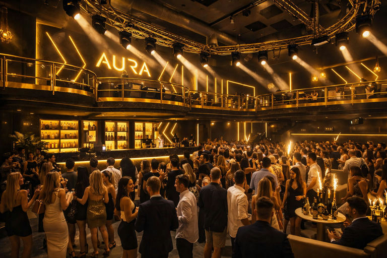 Aura Club, a night club in Zakynthos, Greece