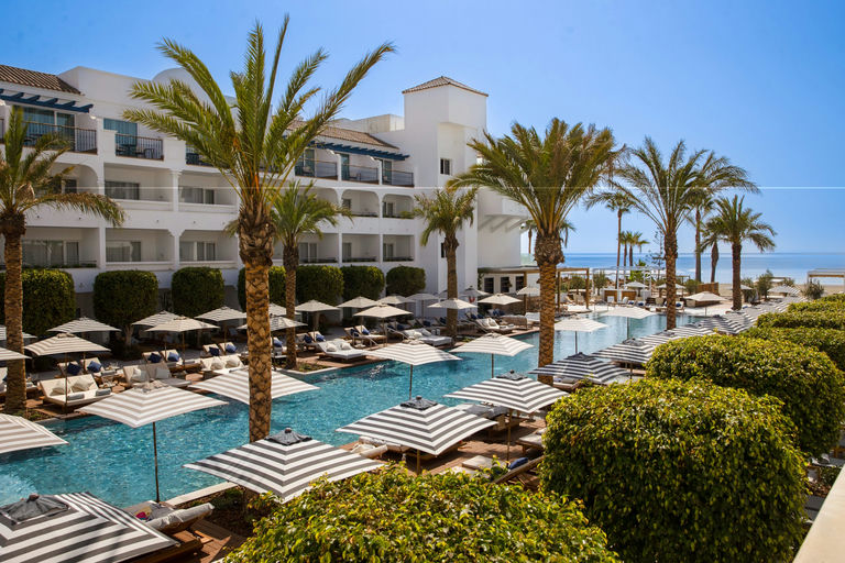 Azure Beach at METT, a restaurant in Marbella, Spain