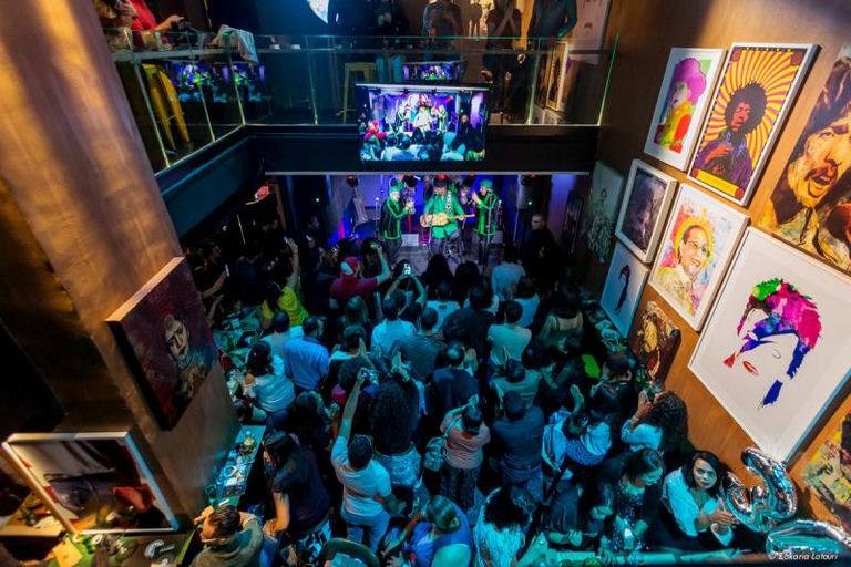 Backstage, a night club in Casablanca, Morocco