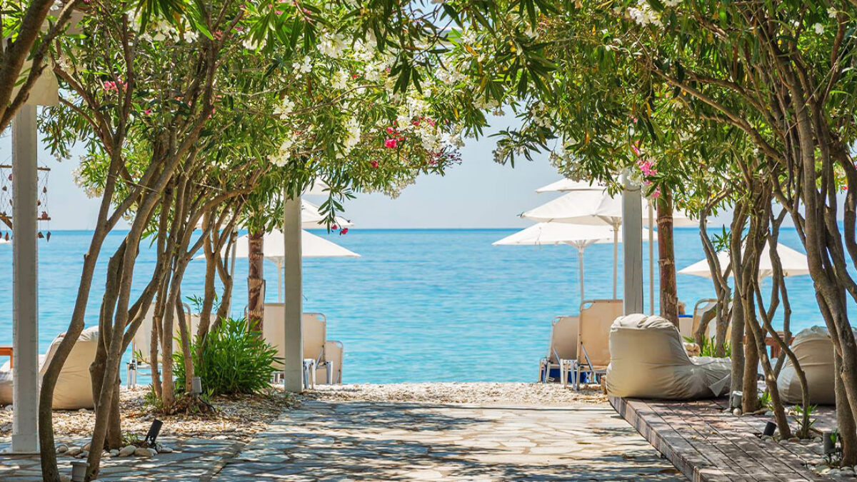 Bahia Mare, a restaurant in Corfu, Greece