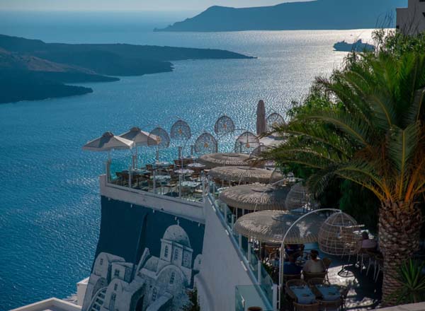 Barolo, a restaurant in Santorini, Greece