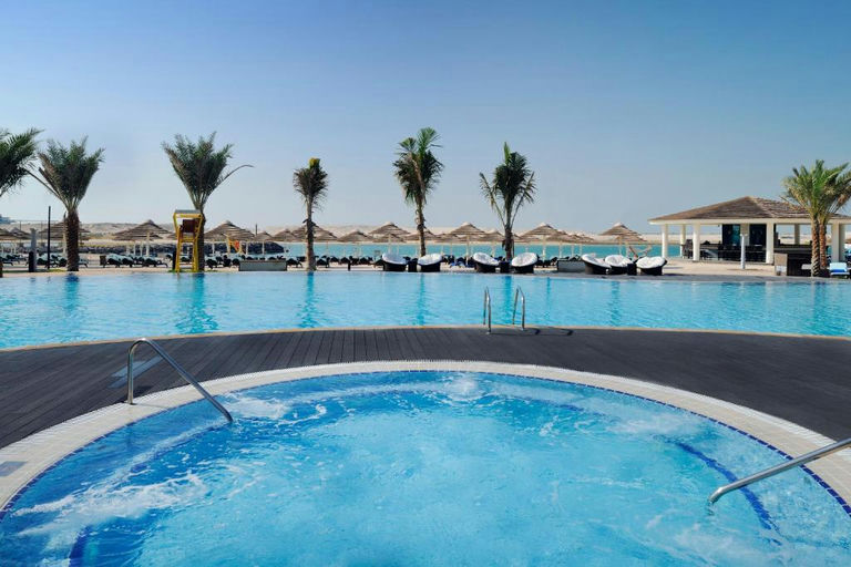 Bayshore Beach Club, a pool club in Abu Dhabi, UAE