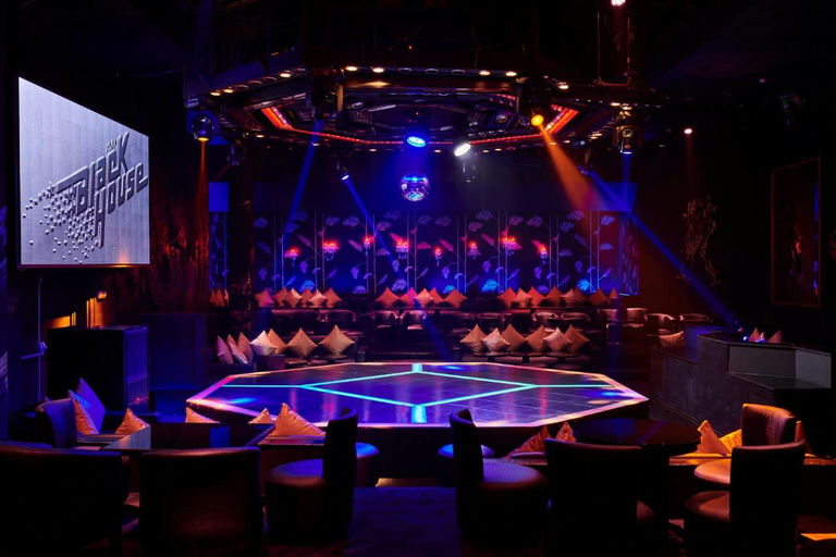 Black House at The Hyatt, a night club in Casablanca, Morocco