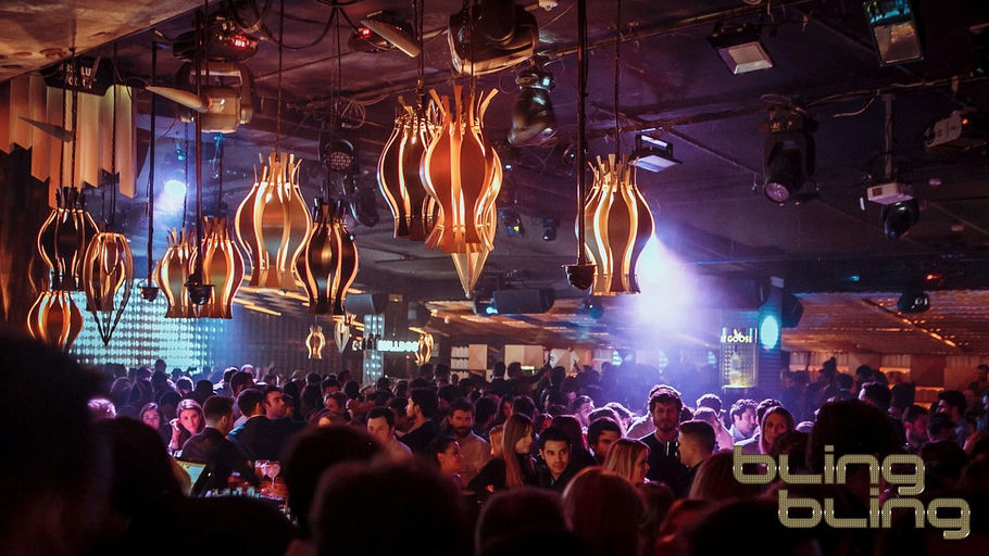 Bling Bling, a night club in Barcelona, Spain