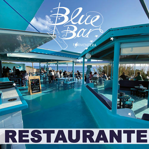 Blue Bar, a restaurant in Formentera, Spain