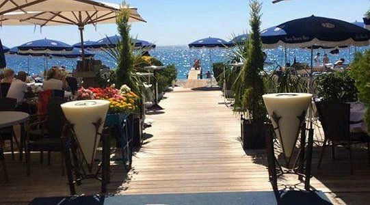 Blue Beach, a beach club in Nice, France