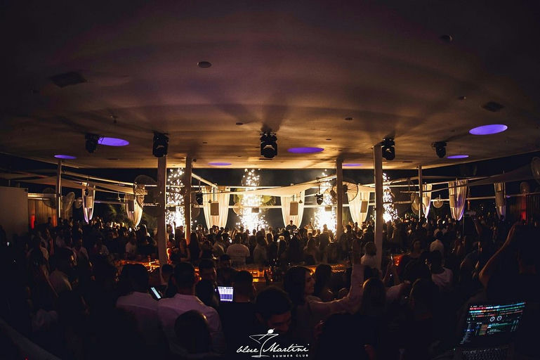 Blue Martini Summer Club, a bar in Larnaca, Cyprus