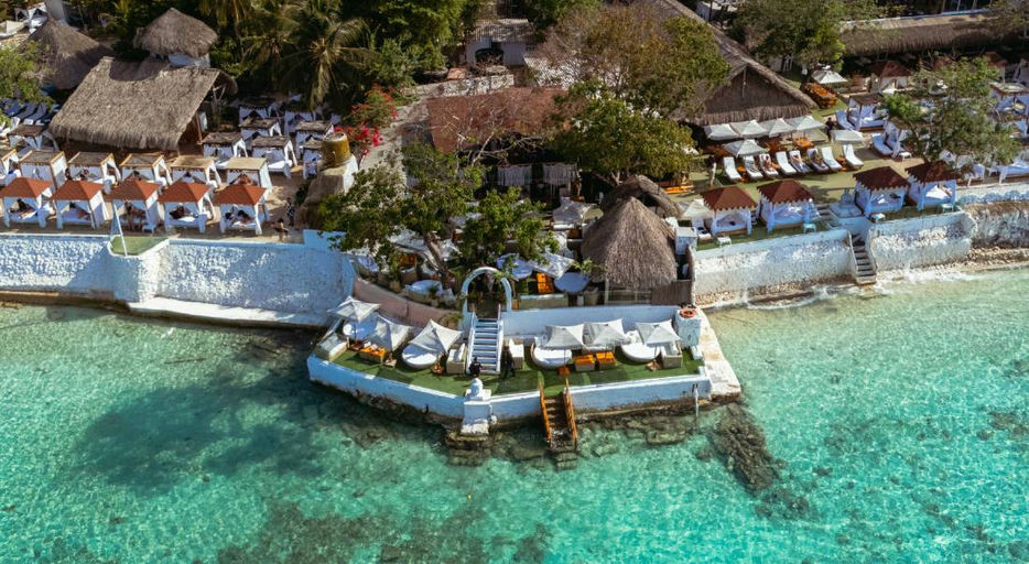 Bora Bora Beach Club, a beach club in Cartagena, Colombia