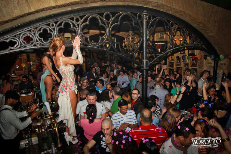 Bordello, a night club in Bucharest, Romania