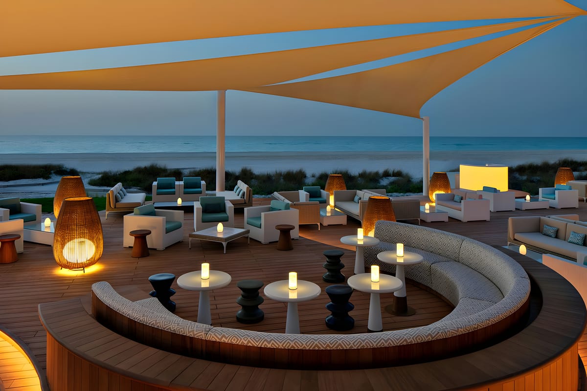Buddha-Bar Beach, a restaurant in Abu Dhabi, UAE — photo 1