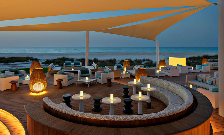 Buddha-Bar Beach, a restaurant in Abu Dhabi, UAE