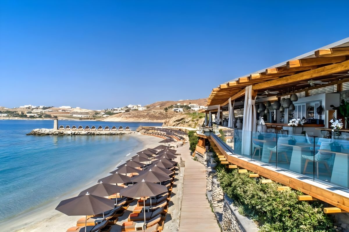 Buddha-Bar Beach, a beach club in Mykonos, Greece — photo 1