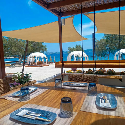 Buddha-Bar, a restaurant in Milos, Greece