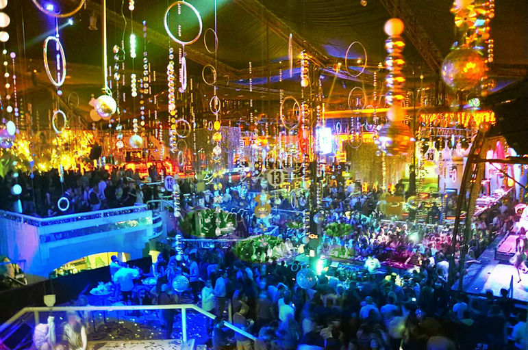 Bus Stop Club, a night club in Sharm El Sheikh, Egypt