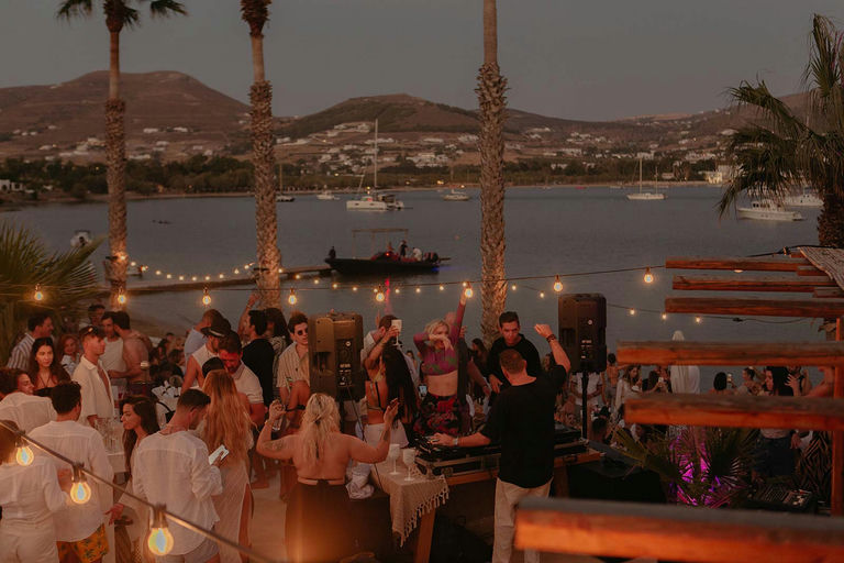 Cabana Beach Club, a beach club in Paros, Greece