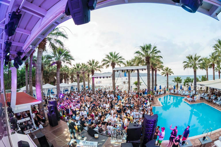 Cabana Mare Beach Resort, a beach club in Crete, Greece