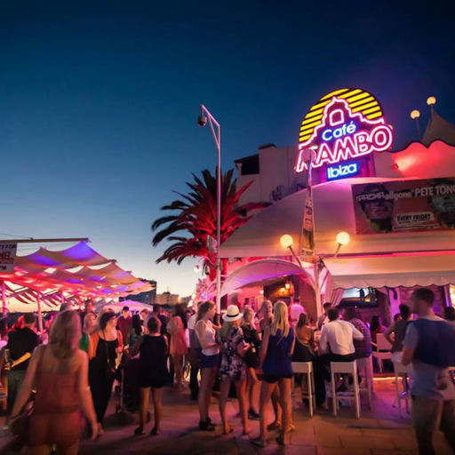 Café Mambo, a night club in Ibiza, Spain