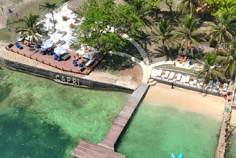 Capri Beach Club, a beach club in Cartagena, Colombia