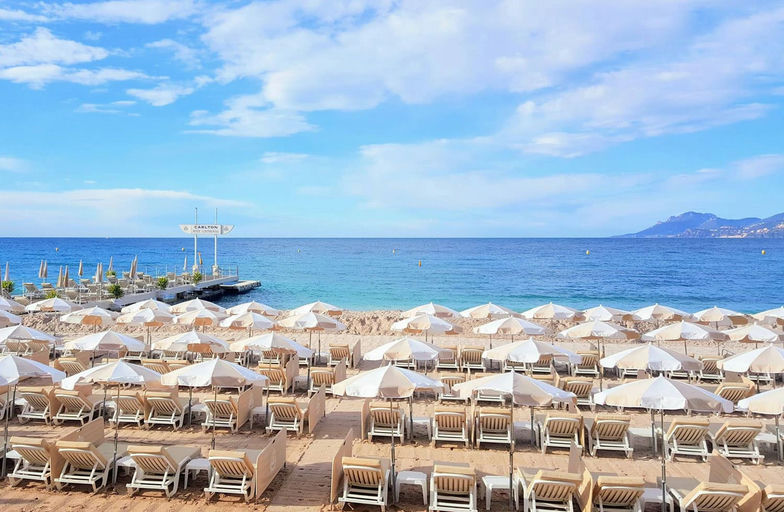 Carlton Beach Club, a beach club in Cannes, France