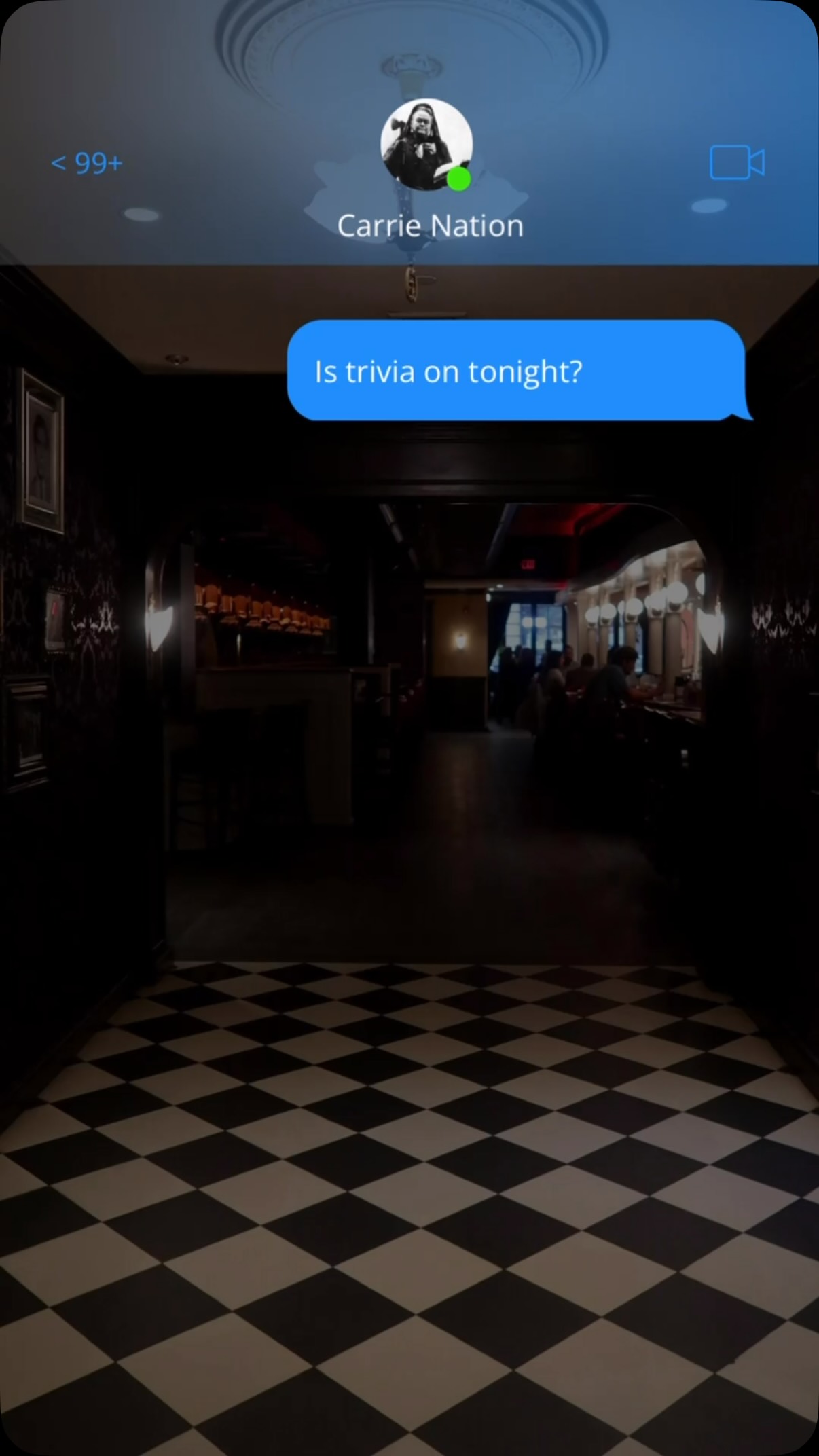 Video 1 from Carrie Nation Cocktail Club