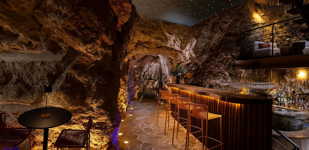 Cave Bar, a restaurant in Dubrovnik, Croatia