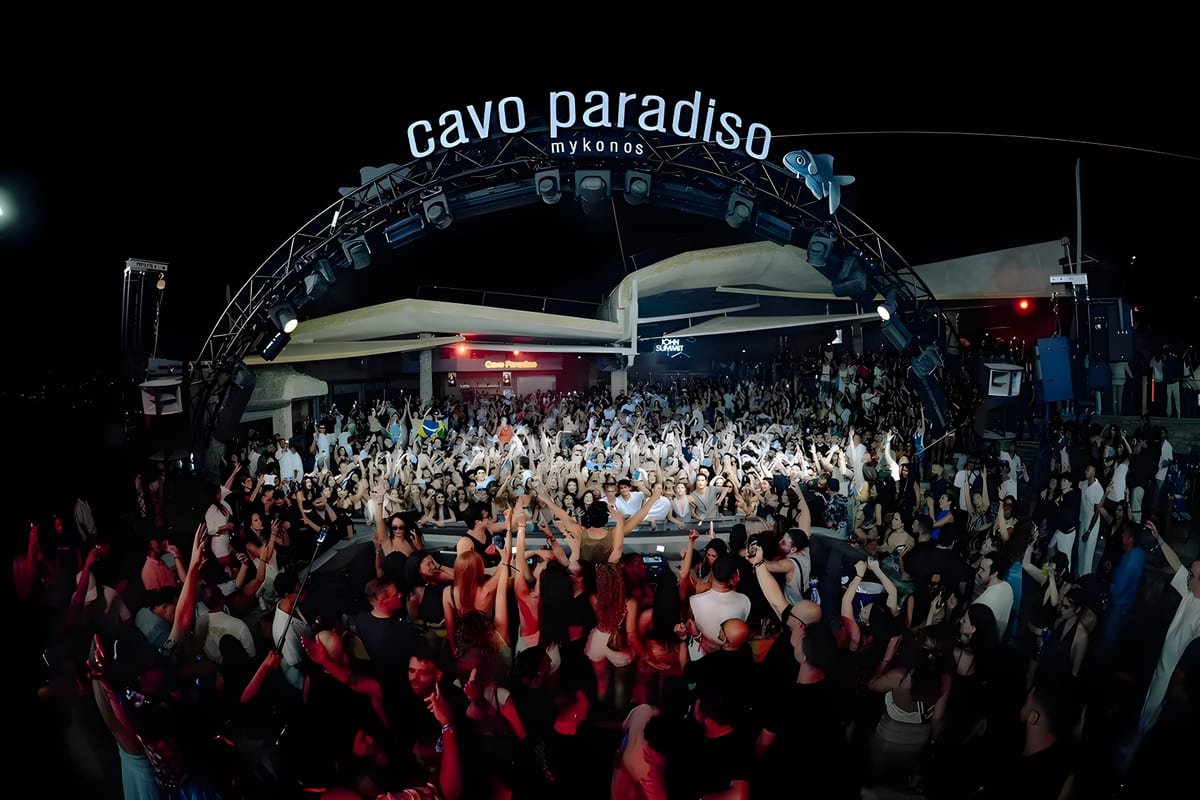 Cavo Paradiso, a night club in Mykonos, Greece — photo 1