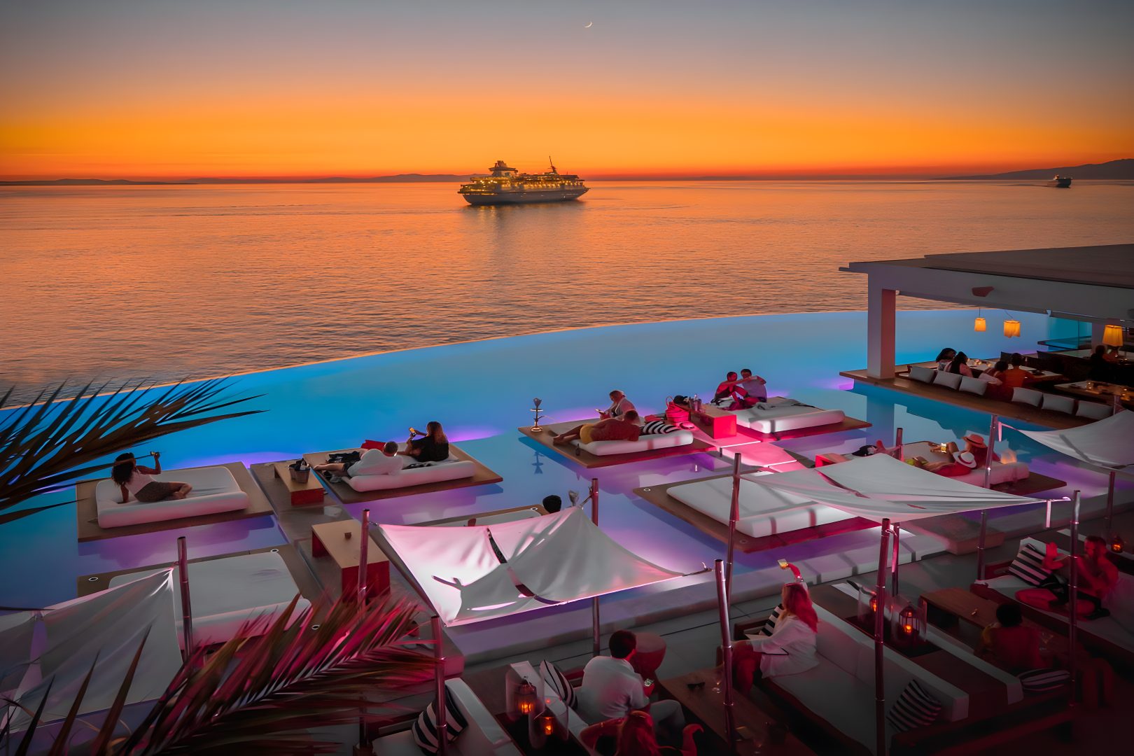 Cavo Tagoo, a beach club in Mykonos, Greece — photo 2