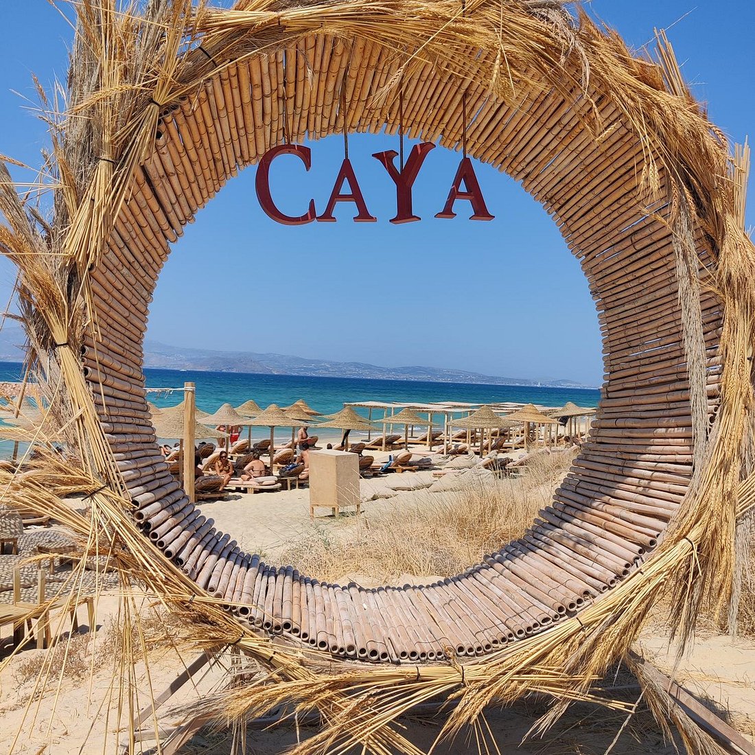 Caya, a restaurant in Naxos, Greece