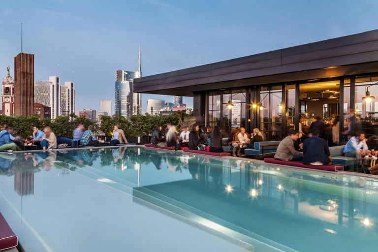 Ceresio 7 Pool Club, a restaurant in Milan, Italy
