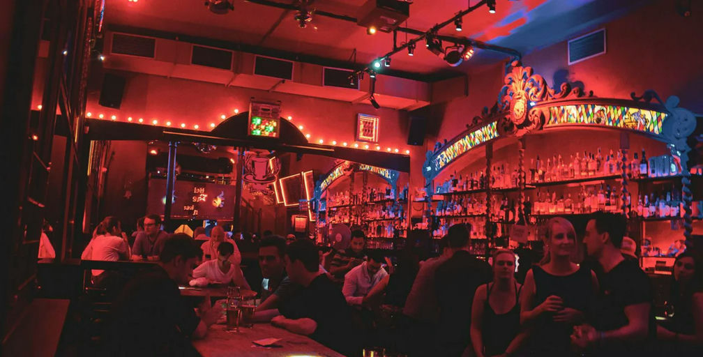 Chapeau Rouge, a night club in Prague, Czech Republic