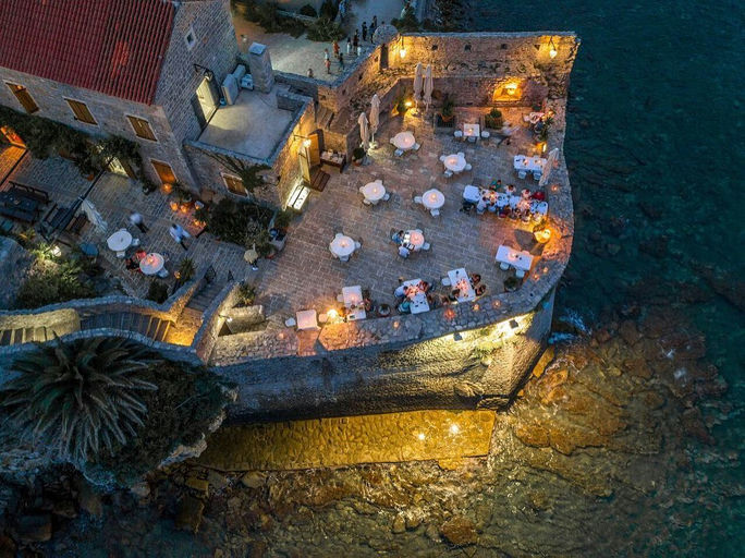 Citadela Rooftop Bar, a restaurant in Budva, Montenegro