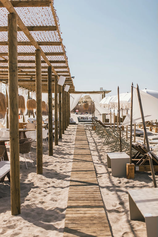Clássico Beach Club, a beach club in Lisbon, Portugal