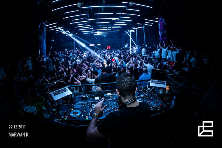CLSTR, a night club in Amman, Jordan