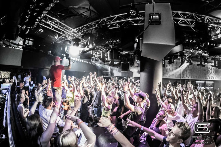 Club Sensation, a night club in Crete, Greece