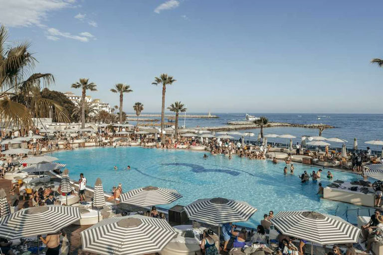 Cocoa Beach, a beach club in Marbella, Spain