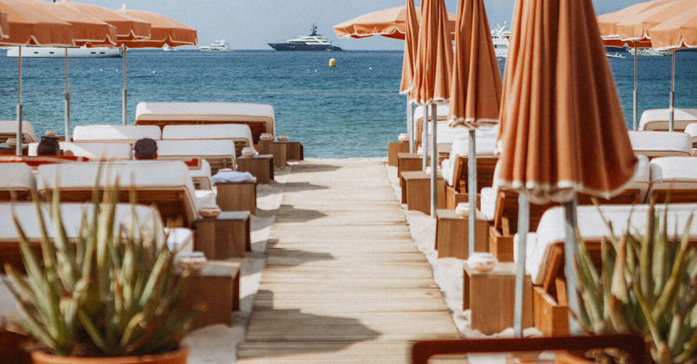 Copal Beach, a beach club in Cannes, France