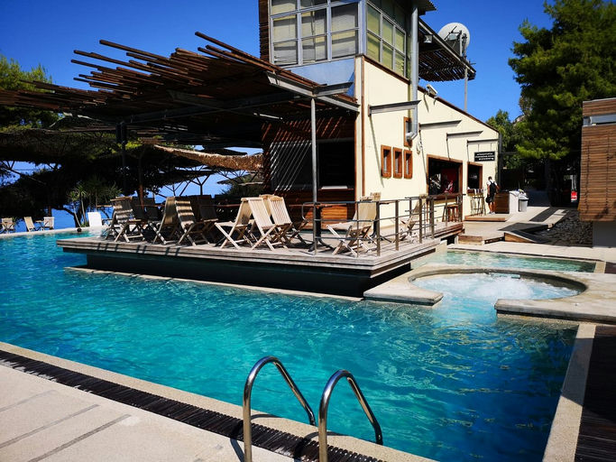 Copla Beach Club, a bar in Lefkada, Greece