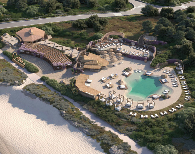 Cotton Club, a beach club in Sardinia, Italy