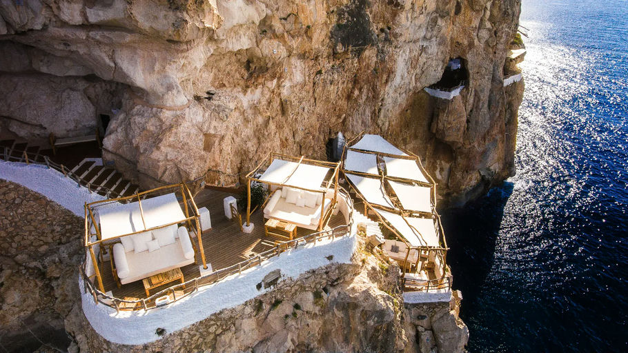 Cova d’en Xoroi, a night club in Menorca, Spain