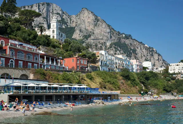 Da Geemma., a beach club in Capri, Italy