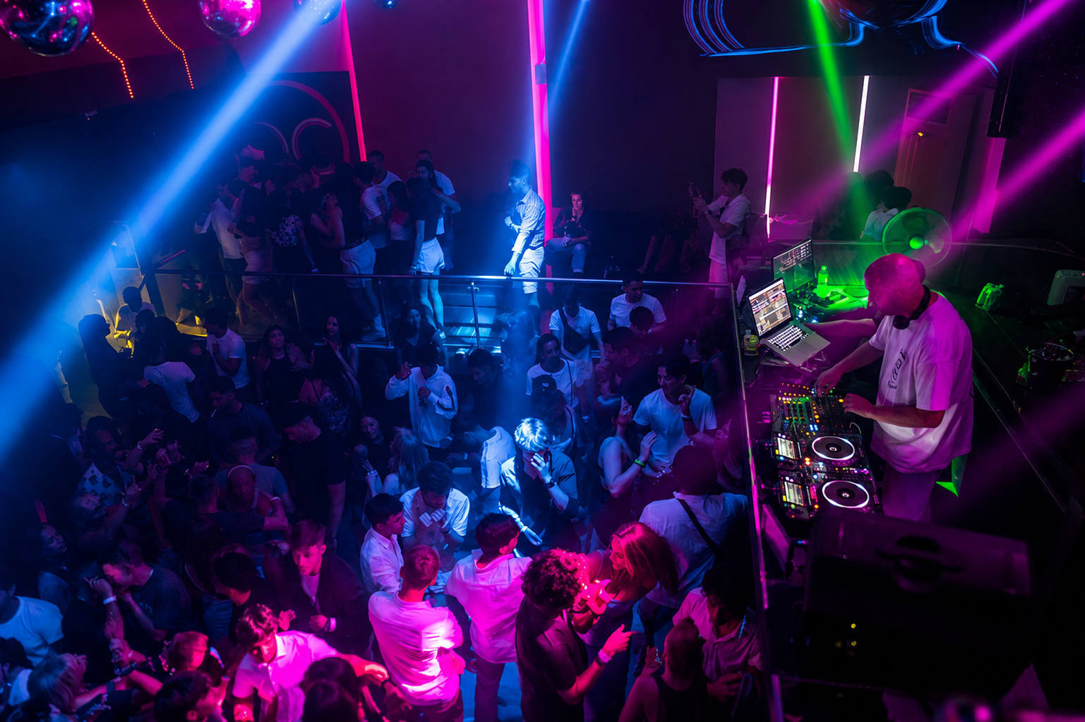 DC Club, a night club in Rhodes, Greece