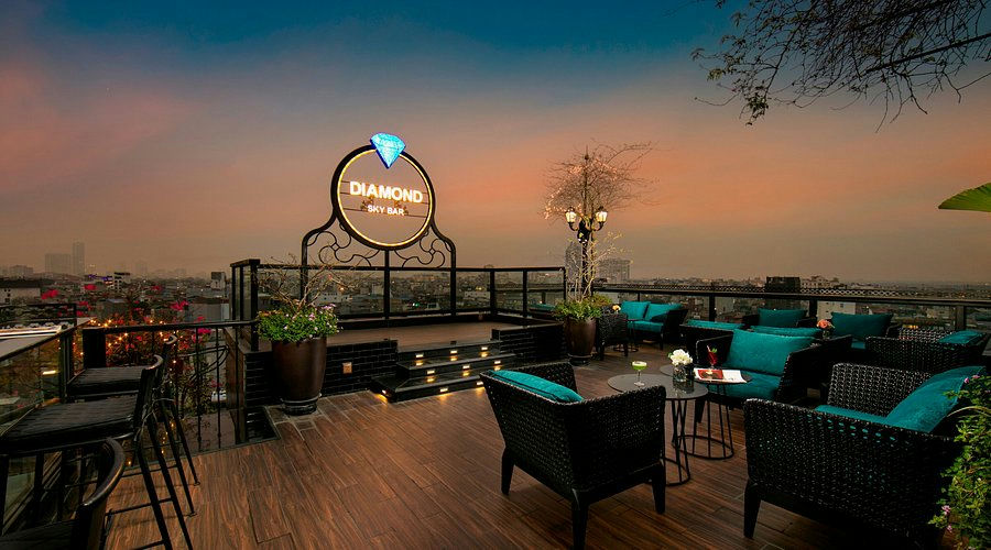 Diamond Sky Bar, a bar in Hanoi, Vietnam