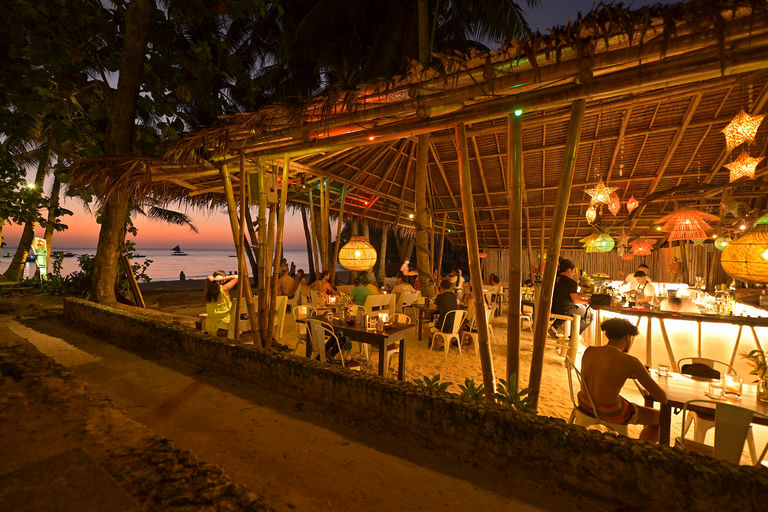 Dinibeach Bar, a beach club in Borocay, Philippines