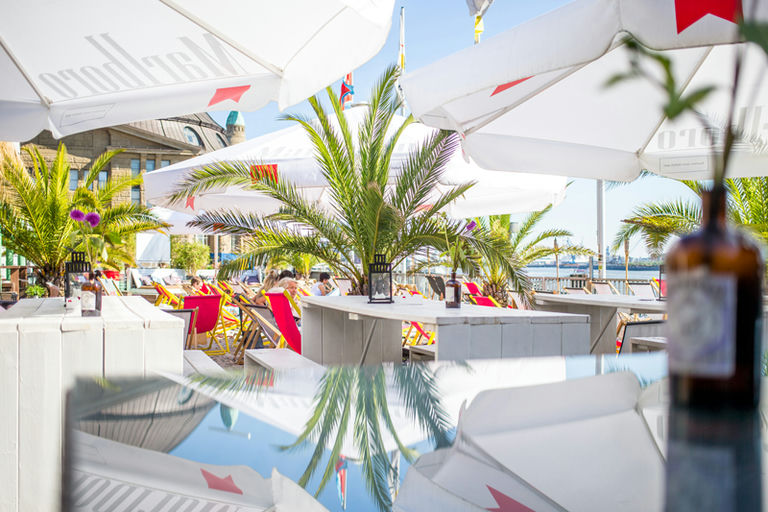 Dock 3 Beach Club, a bar in Hamburg, Germany