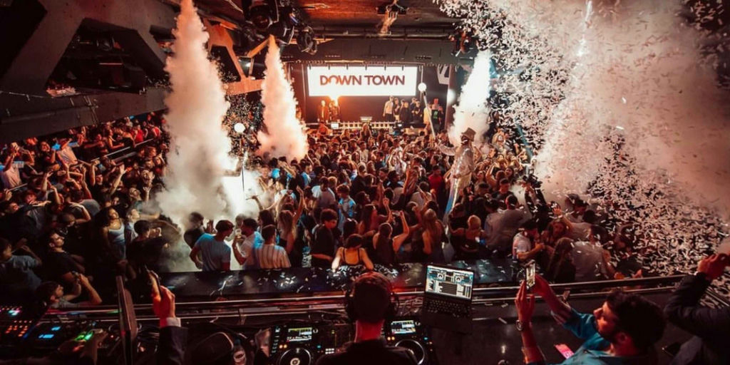 DownTown, a night club in Barcelona, Spain